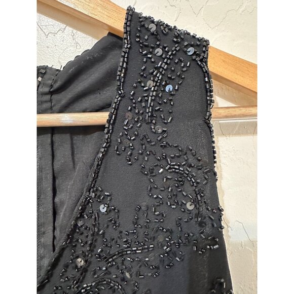 Jkara New York Womans Sequin Top Size M Y2K Formal Whimsigoth Cocktail Wedding - Picture 12 of 16